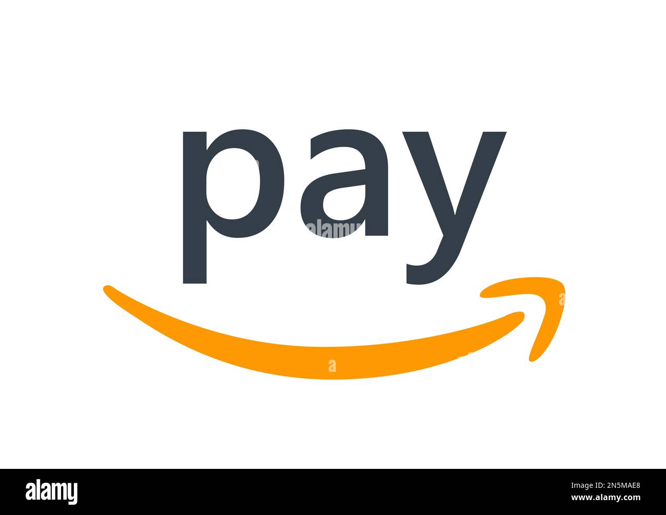 MYKOLAIV, UKRAINE JANUARY 18, 2021 Logotype of Amazon Pay payment