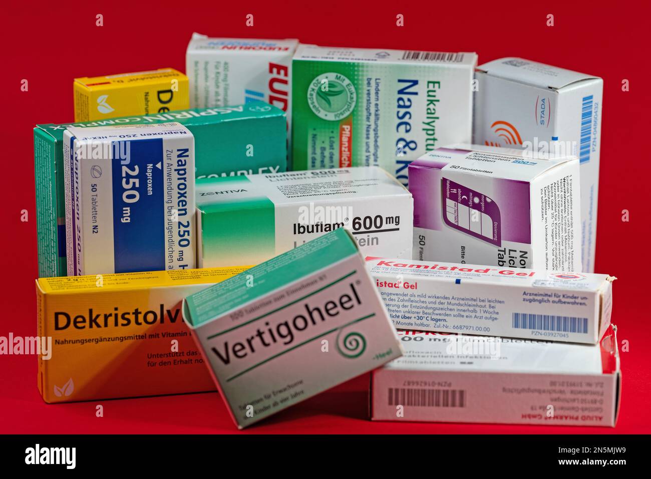 Various medicines in Germany winter 2023, currently with delivery
