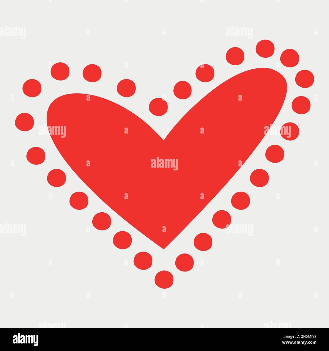 Love Red Heart Symbol vector illustration Stock Vector Image & Art - Alamy
