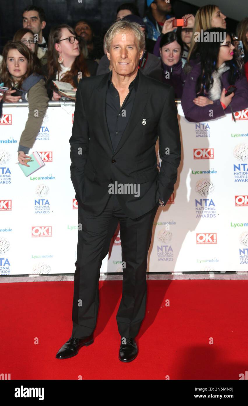 Michael Bolton at the National Television Awards, held at the O2 Arena