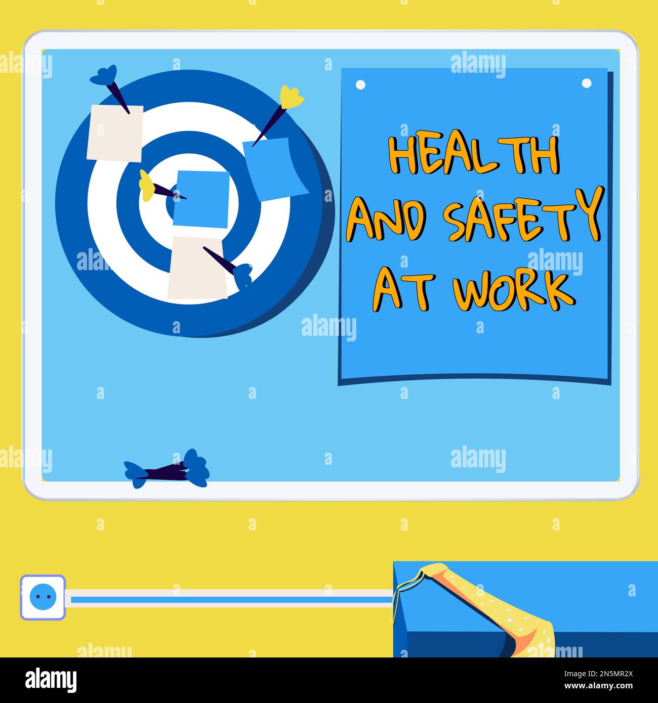 To Avoid Danger Inspiration showing sign Health And Safety At Work. Business overview ...