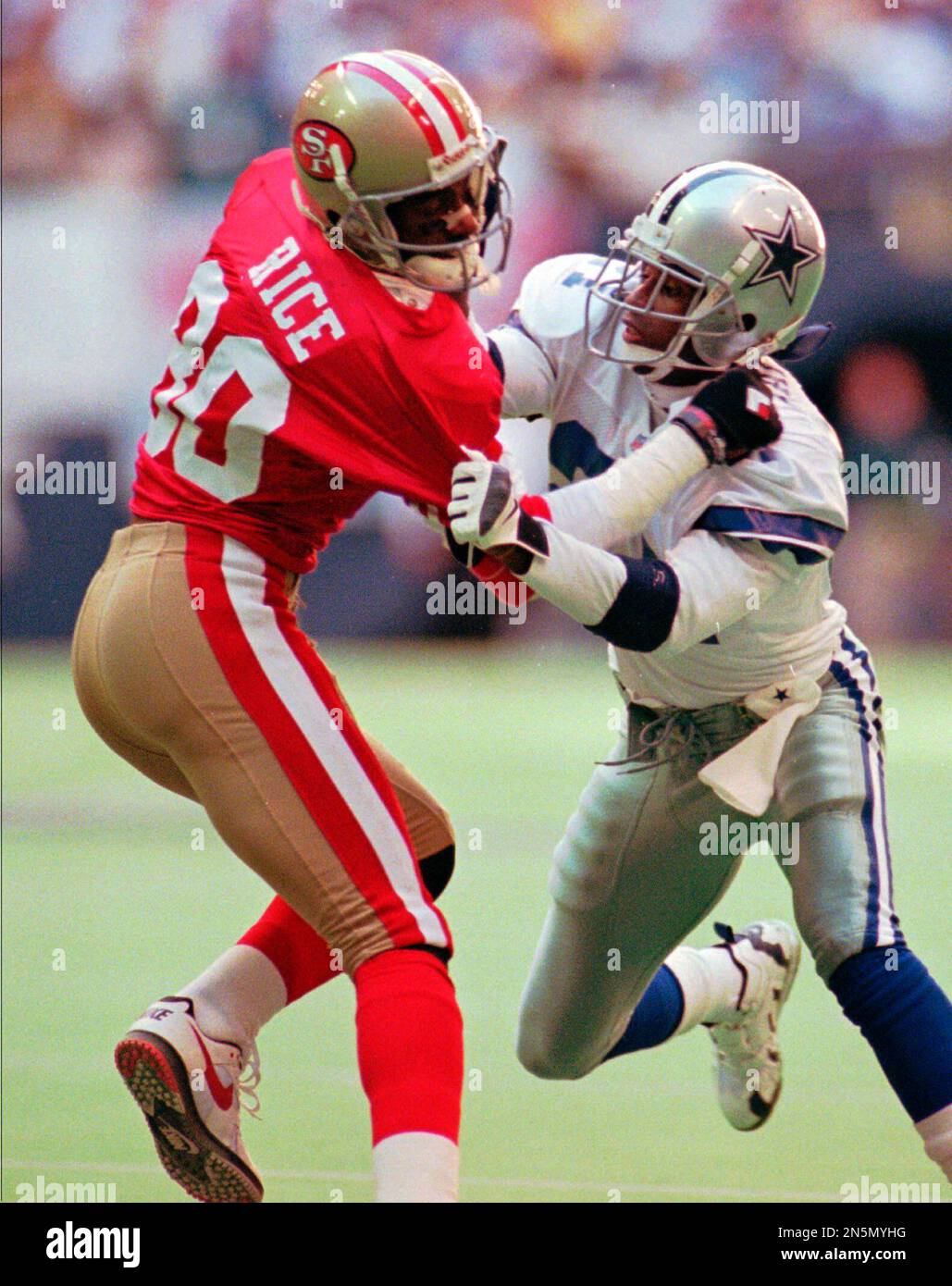 NFL FILE: Jerry Rice of the San Francisco 49ers. (Sportswire via AP Images  Stock Photo - Alamy