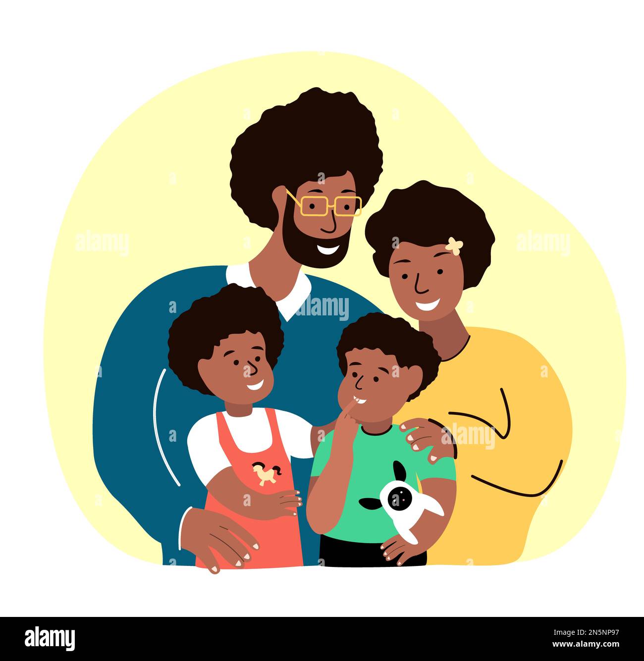 Parents mother and father husband and wife Cut Out Stock Images 