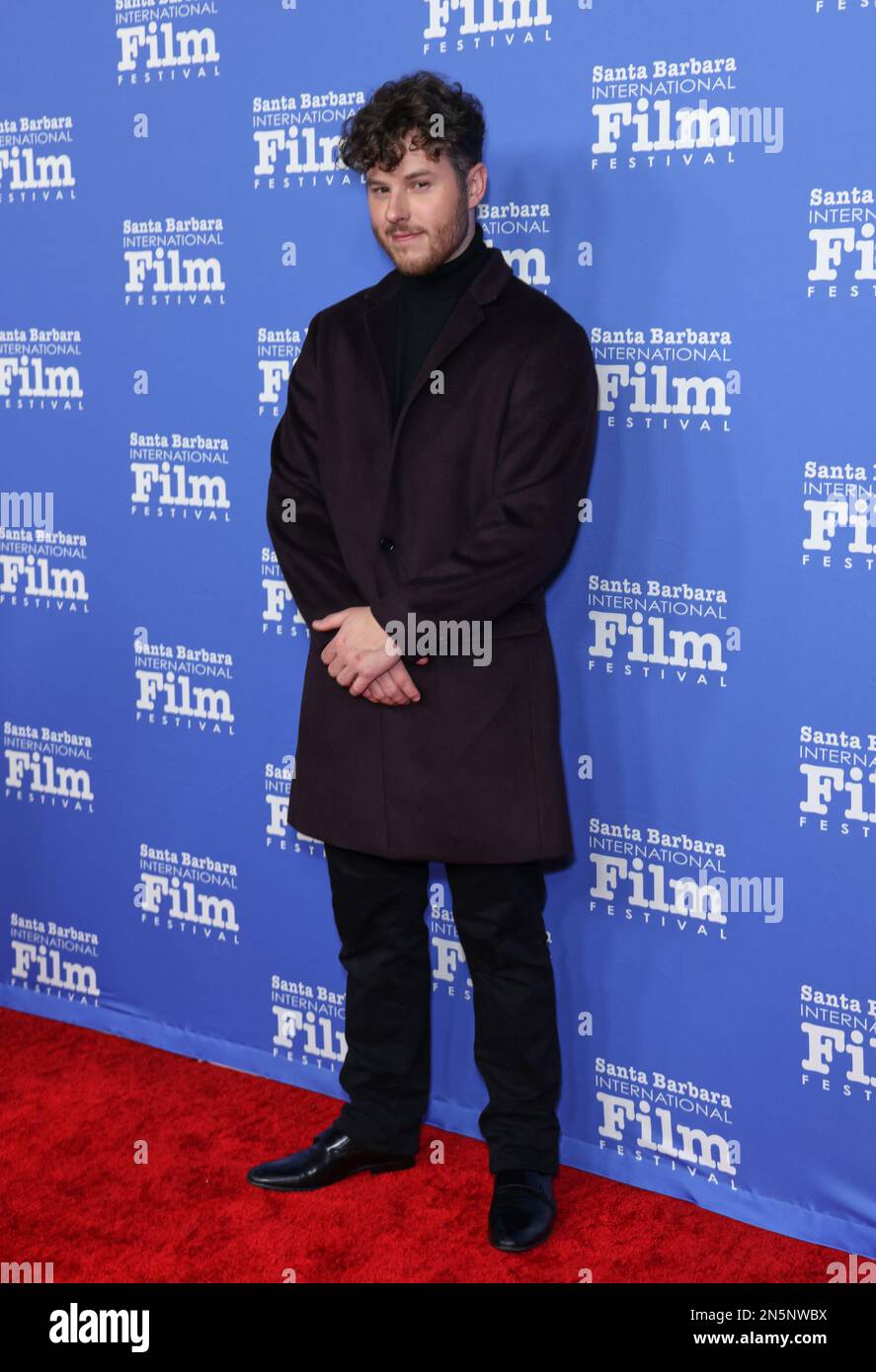 Santa Barbara, USA. 08th Feb, 2023. Nolan Gould attends the 2023 Santa  Barbara International Film Festival opening night world premiere of  Miranda's Victim at The Arlington Theatre on February 08, 2023 in