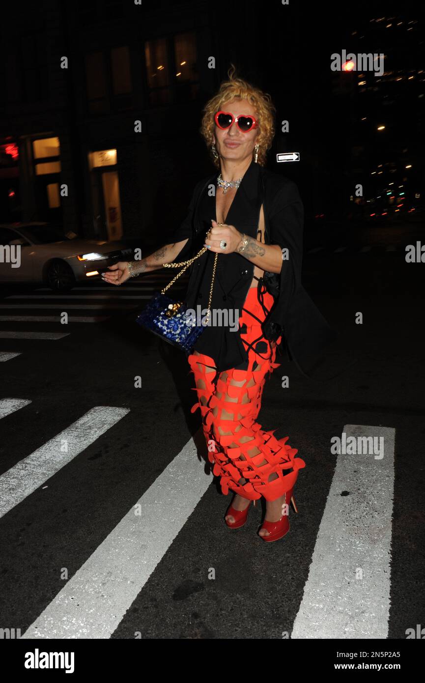 Elton Ilirjani at Cult Gaia store opening, NYC, New York Fashion Week ...