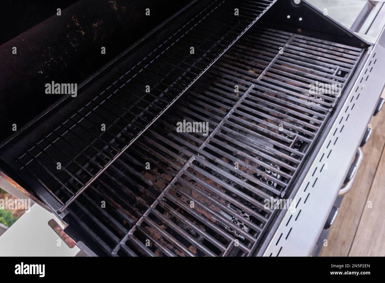 Outdoor gas grill Stock Photo - Alamy