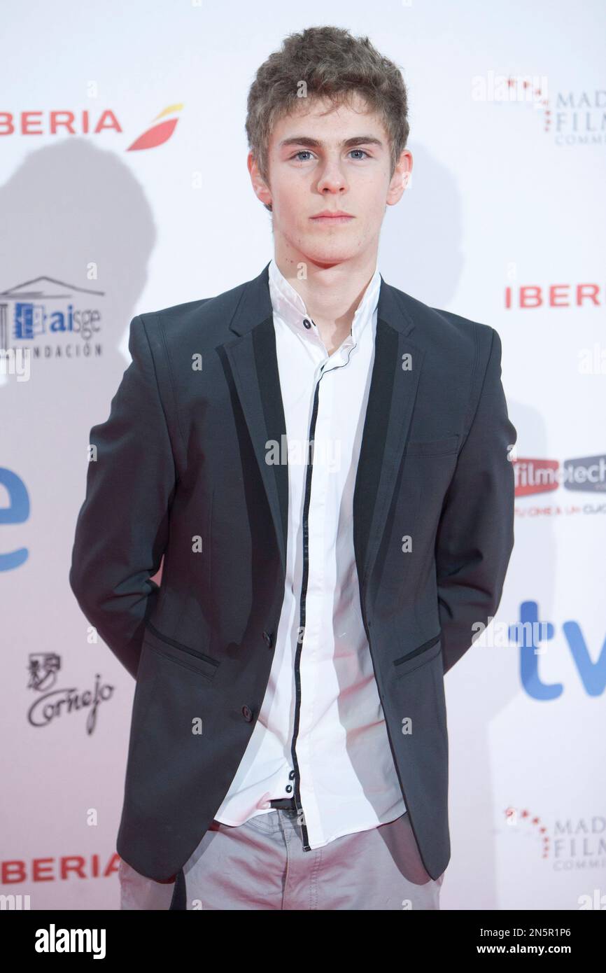 Spanish actor Patrick Criado poses for photographers during the