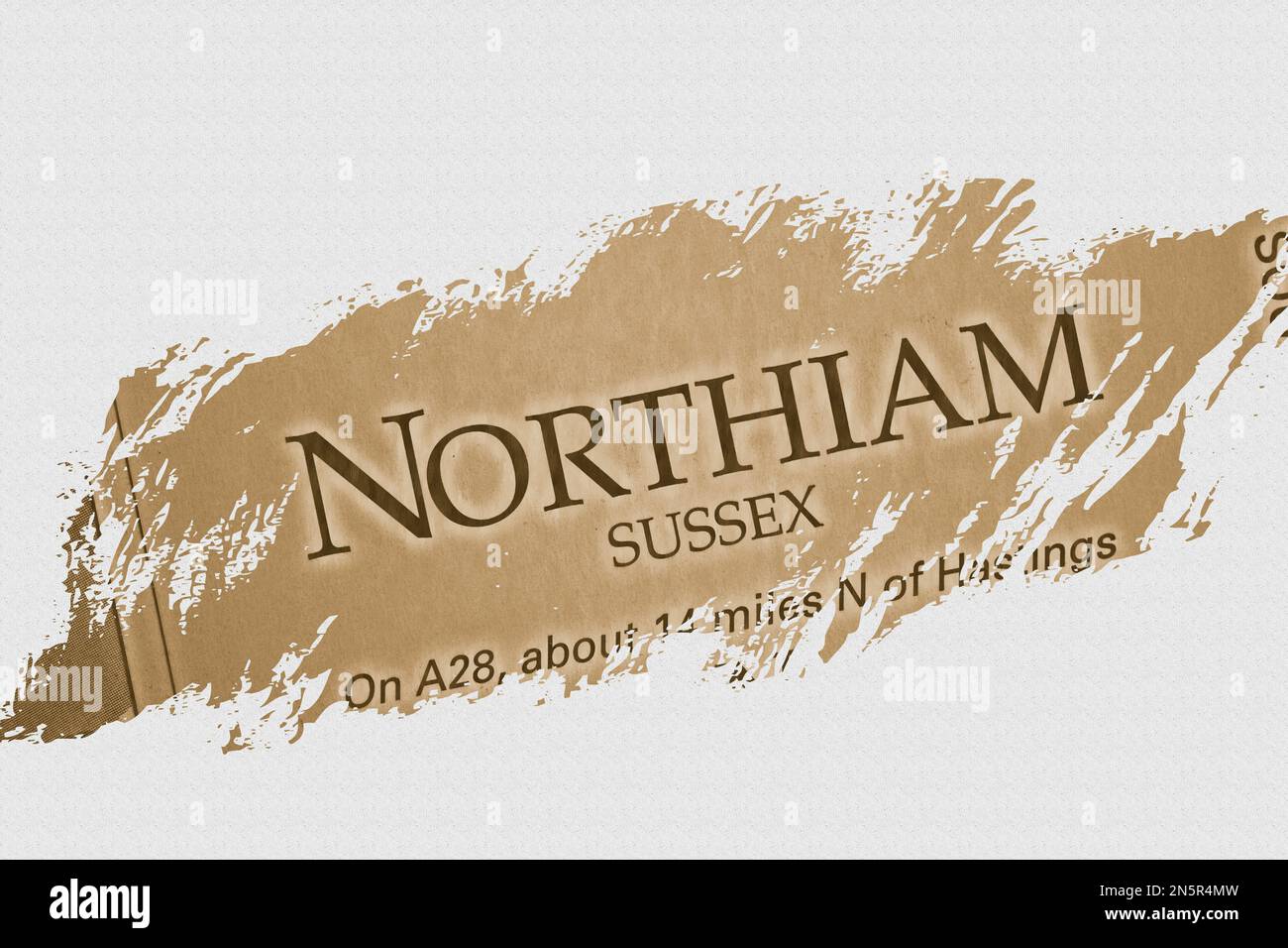 NORTHIAM in English vocabulary language word with reference UK