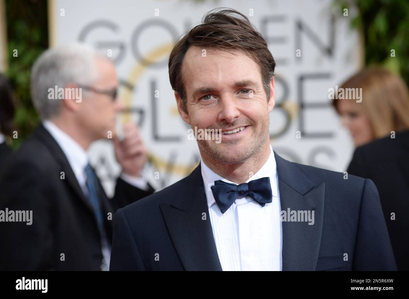 Will Forte arrives at the 71st annual Golden Globe Awards at the