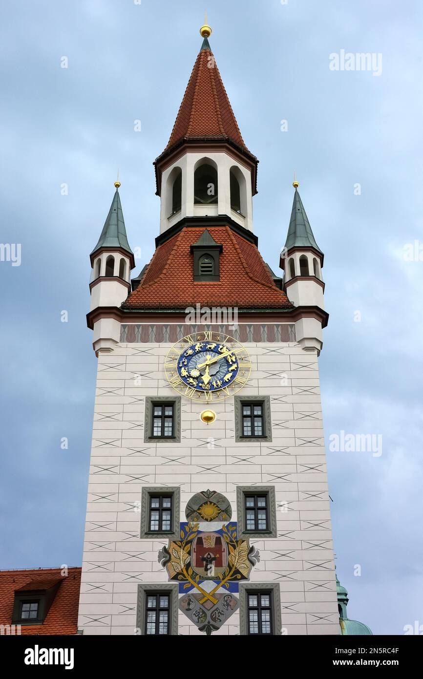 Altes Rathaus, Old town hall, Munich, München, Germany, Europe Stock ...