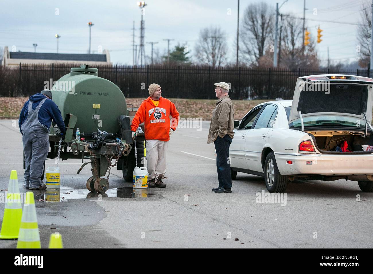 South charleston public works employees assist local residents in south