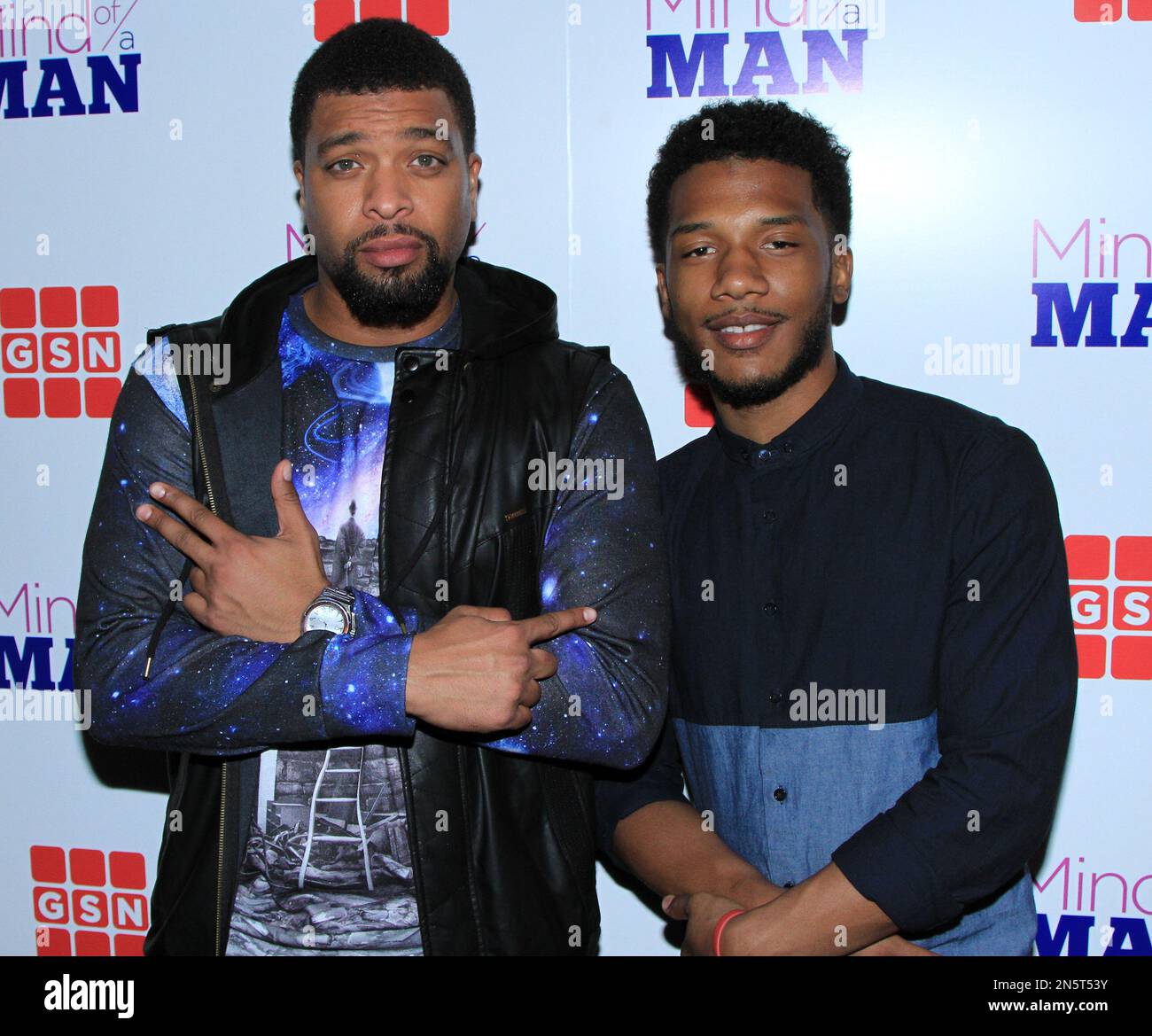 Actors DeRay Davis and Damon Williams, Jr. seen at GSN 