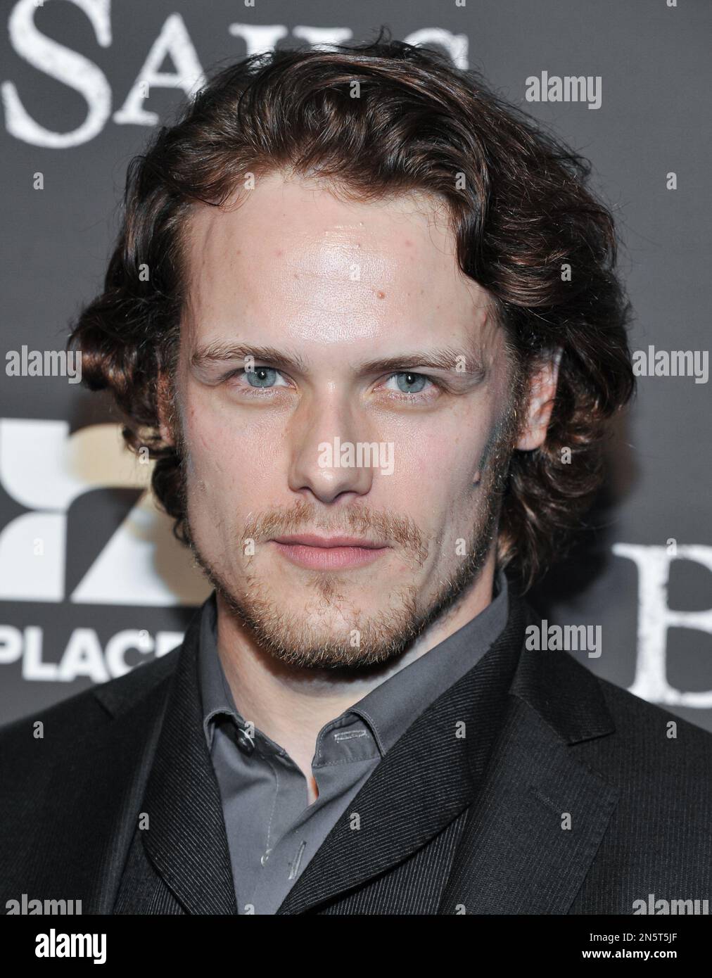 Sam Heughan arrives at the LA Premiere Screening of 