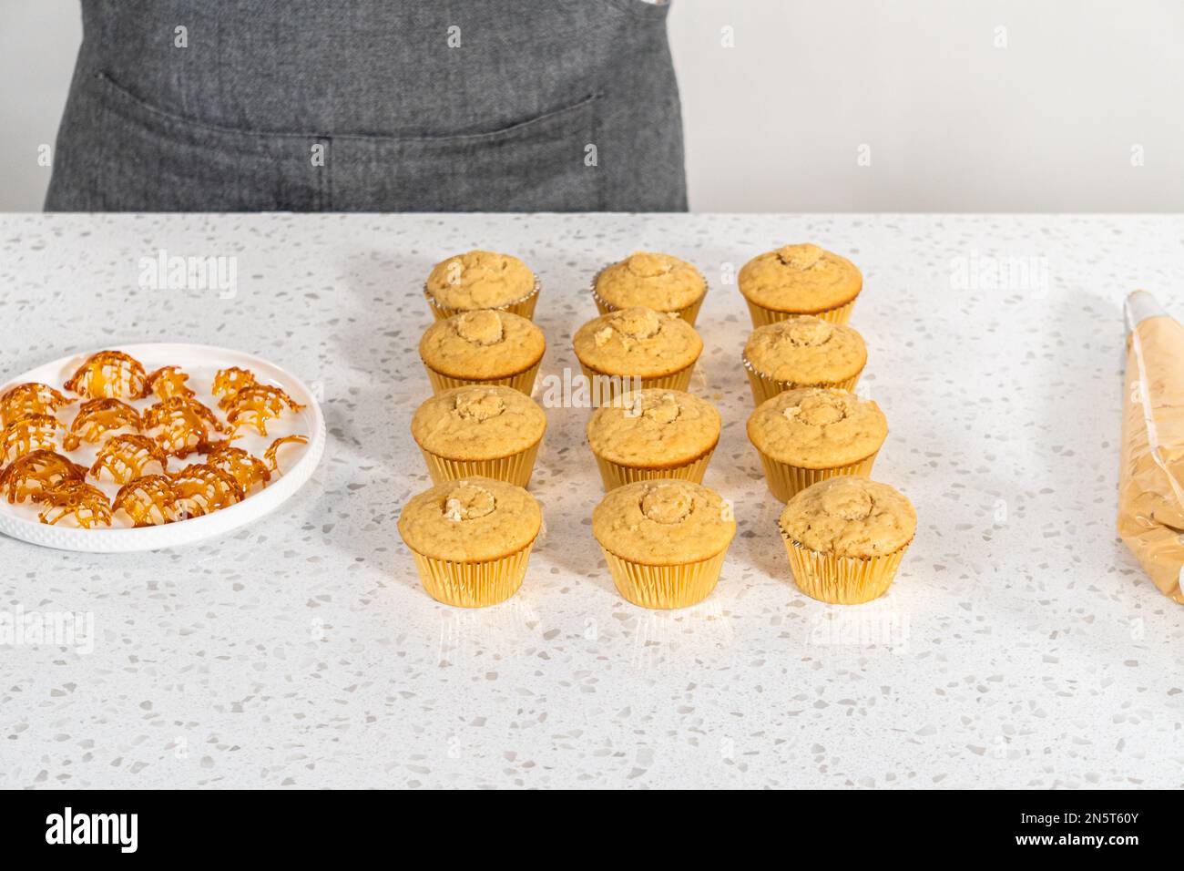 Dulce de Leche Cupcakes Stock Photo - Alamy