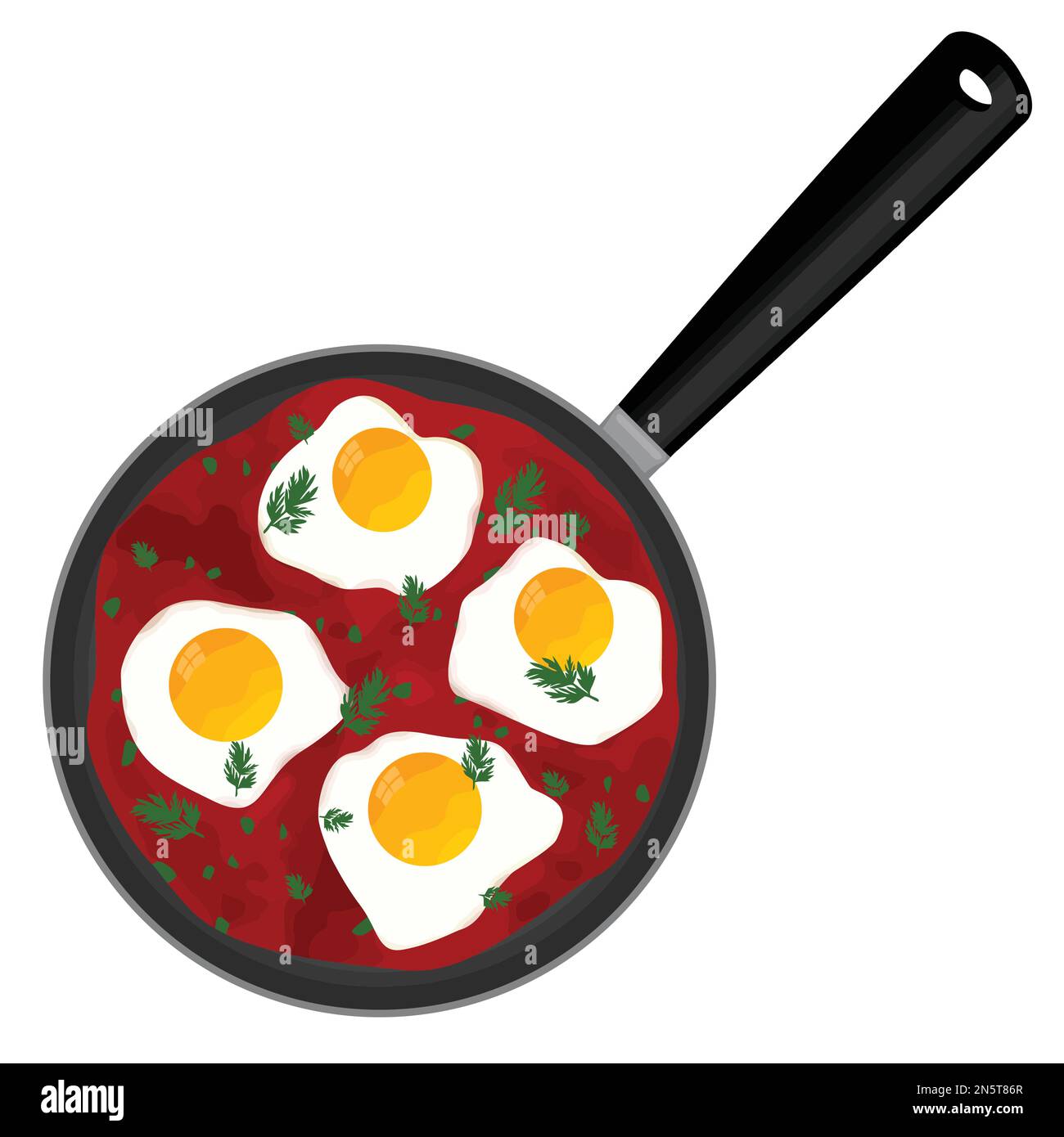 HOT on red-hot frying pan Stock Vector Image & Art - Alamy