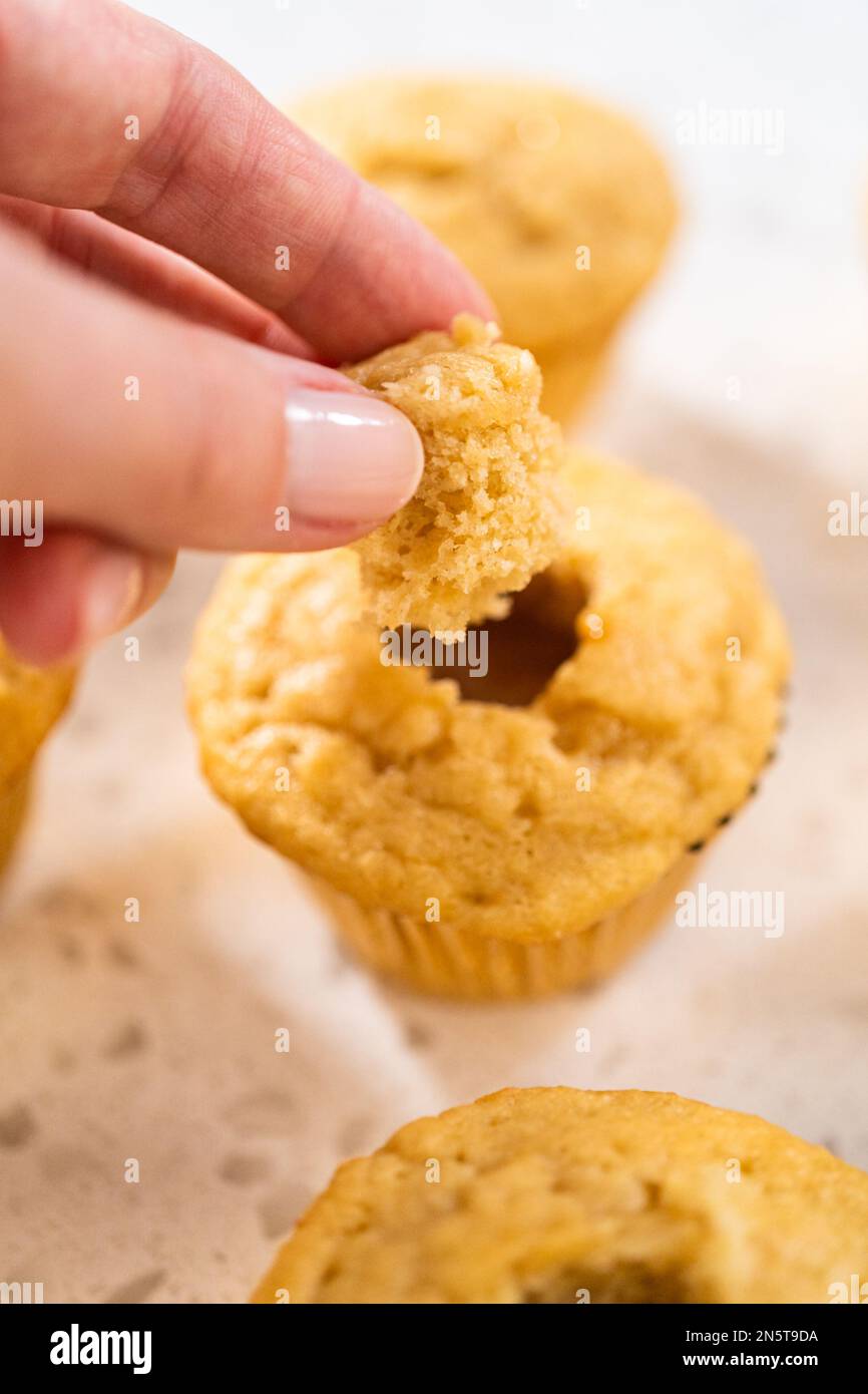 Dulce de Leche Cupcakes Stock Photo - Alamy