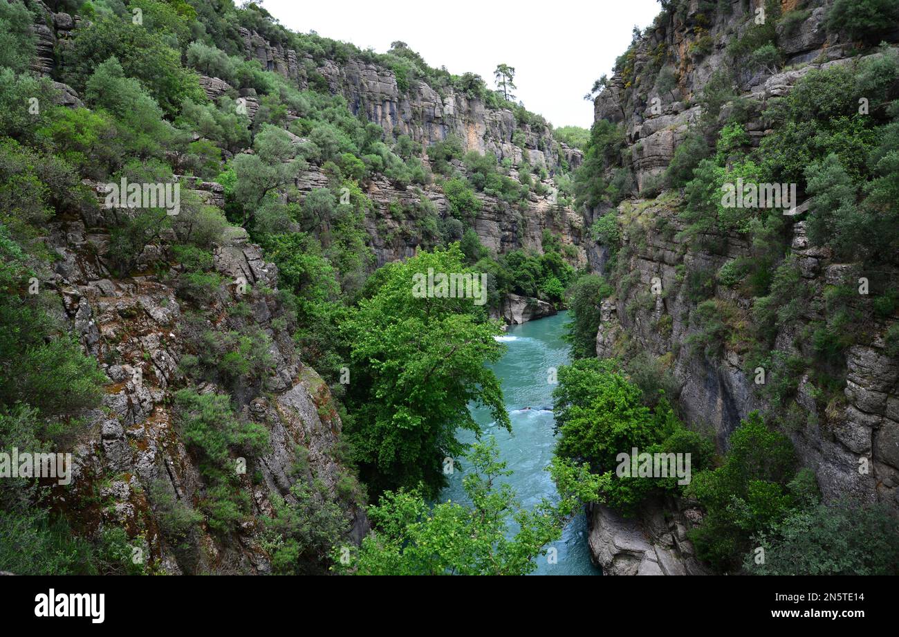 Koprulu Canyon - Antalya - TURKEY Stock Photo