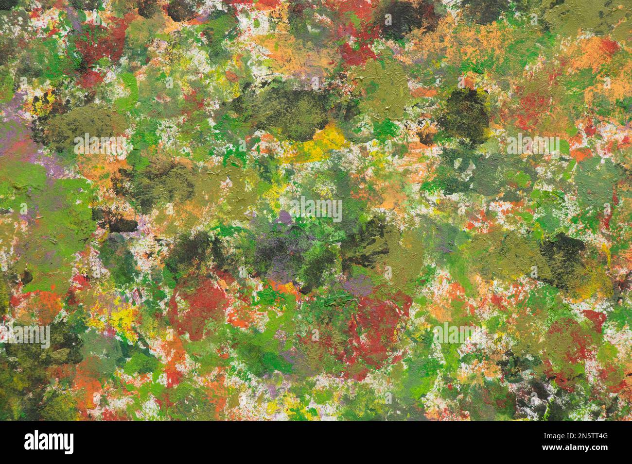 Camouflage military background painted with paints on paper, camouflage Stock Photo