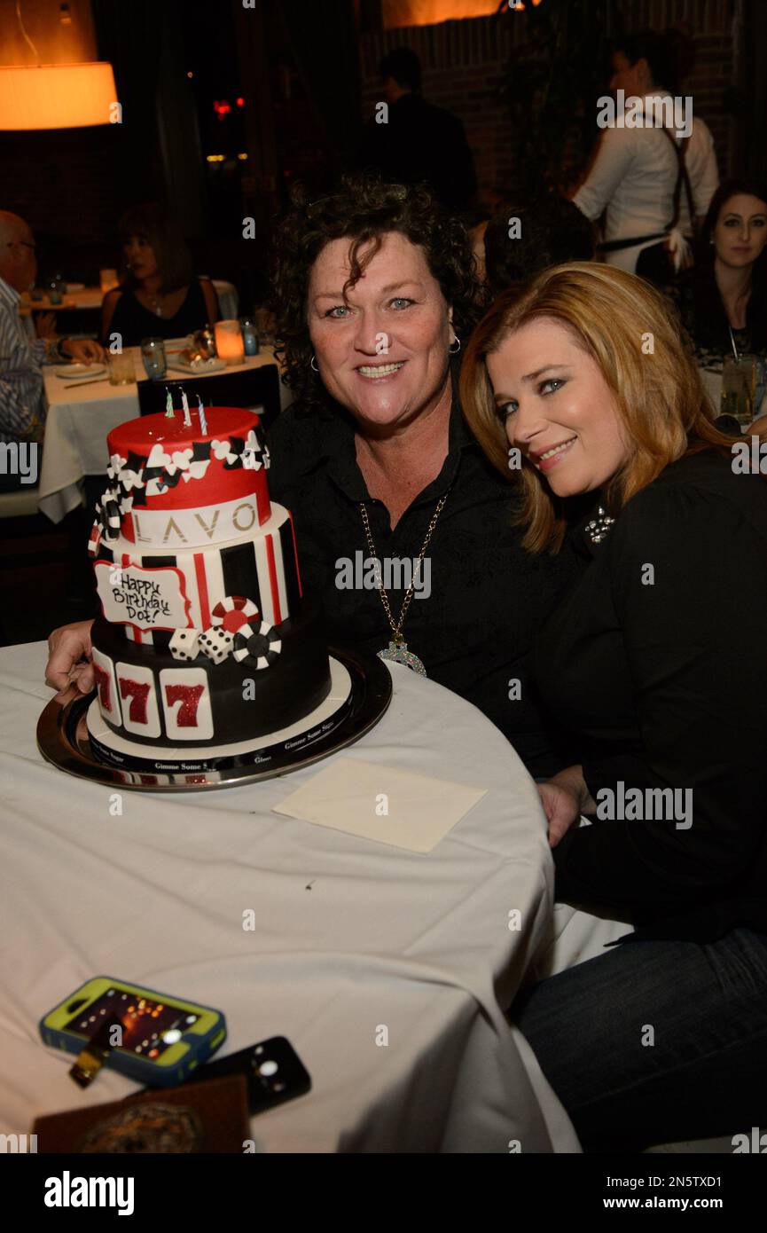 Actor of “Glee”, Dot Marie Jones celebrates her 50th birthday at Lavo