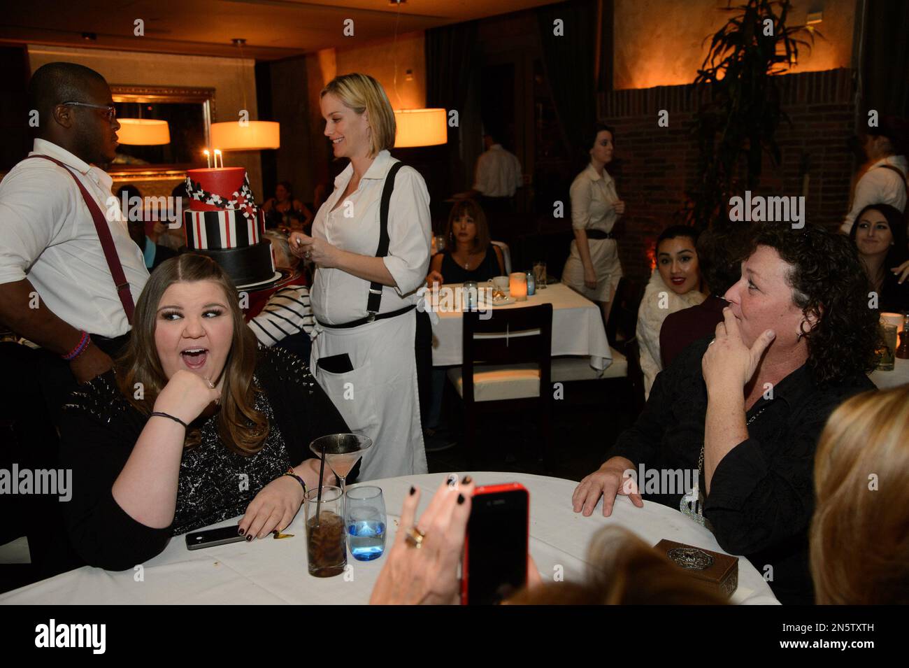 Actor of “Glee”, Dot Marie Jones celebrates her 50th birthday at Lavo