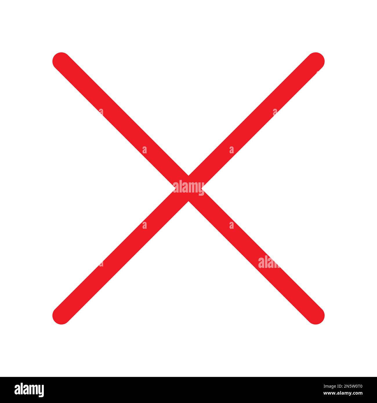 Close icon line isolated on white background. Black flat thin icon on modern outline style. Linear symbol and editable stroke. Simple and pixel perfec Stock Vector