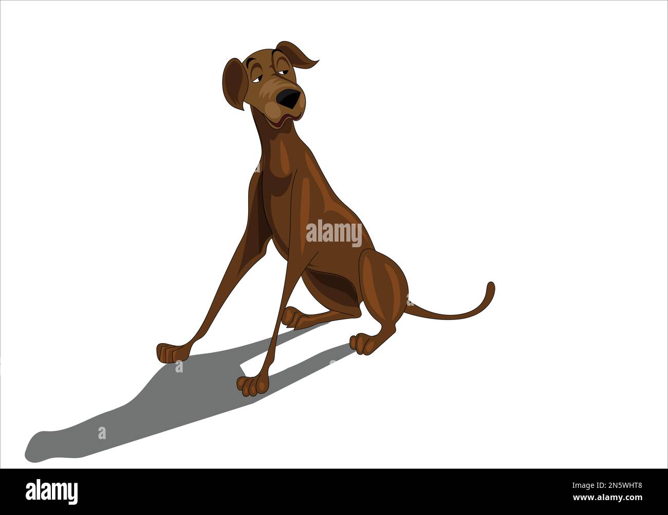 Dog vector illustration Stock Vector Image & Art - Alamy