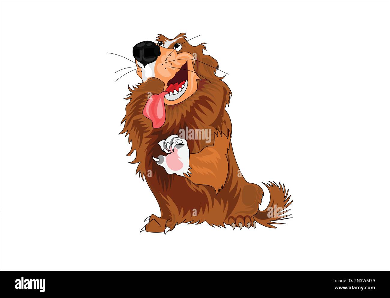 Dog vector illustration Stock Vector Image & Art - Alamy