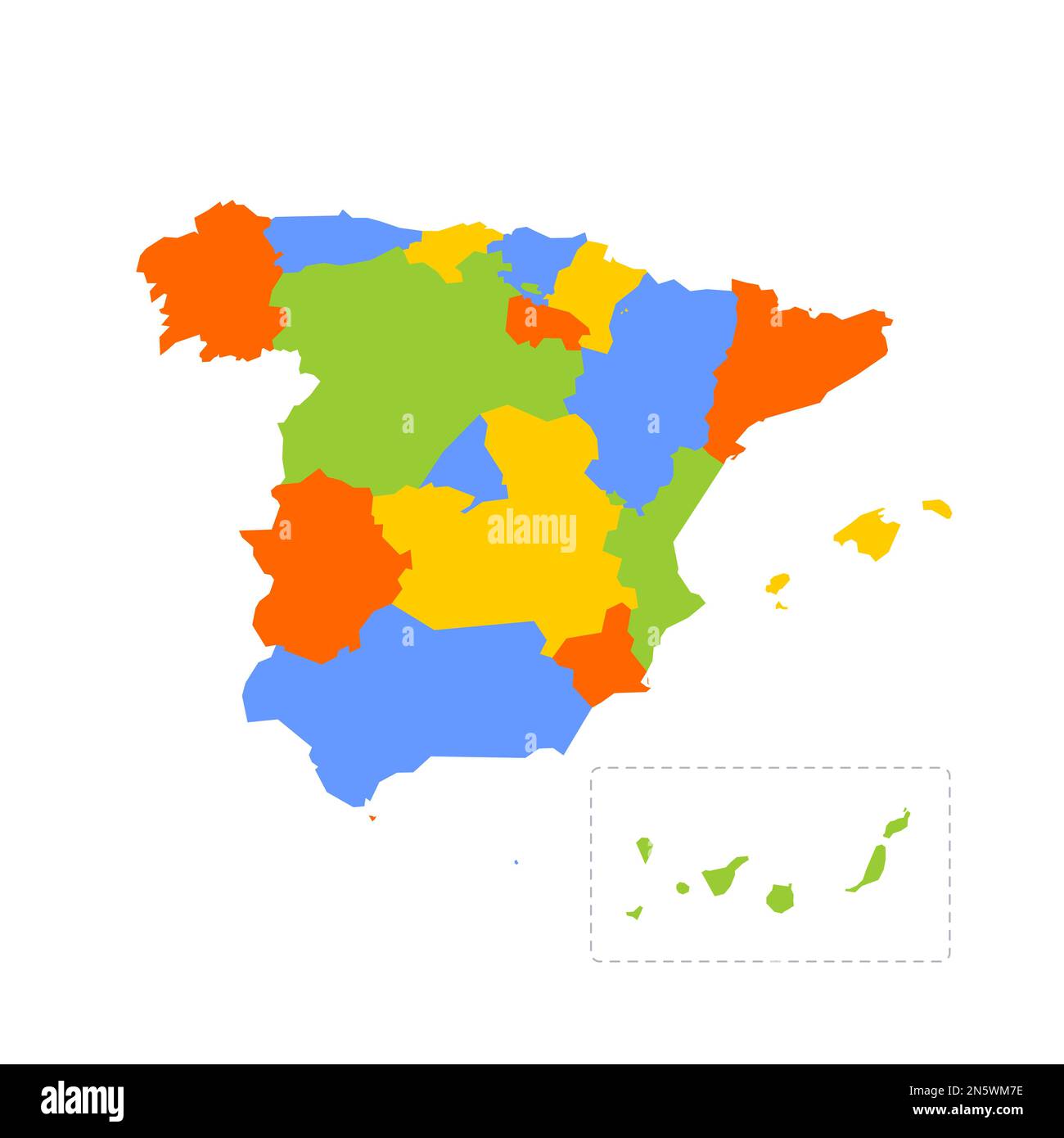Blank ceuta map hi-res stock photography and images - Alamy