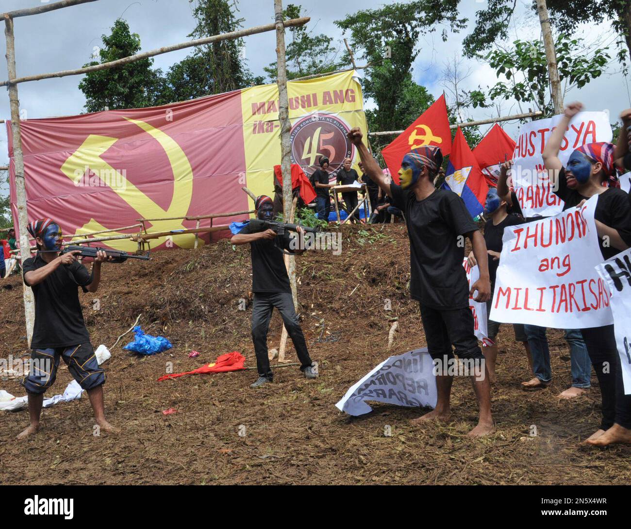 In this photo taken Thursday, Dec. 26, 2013, Communist New People's ...