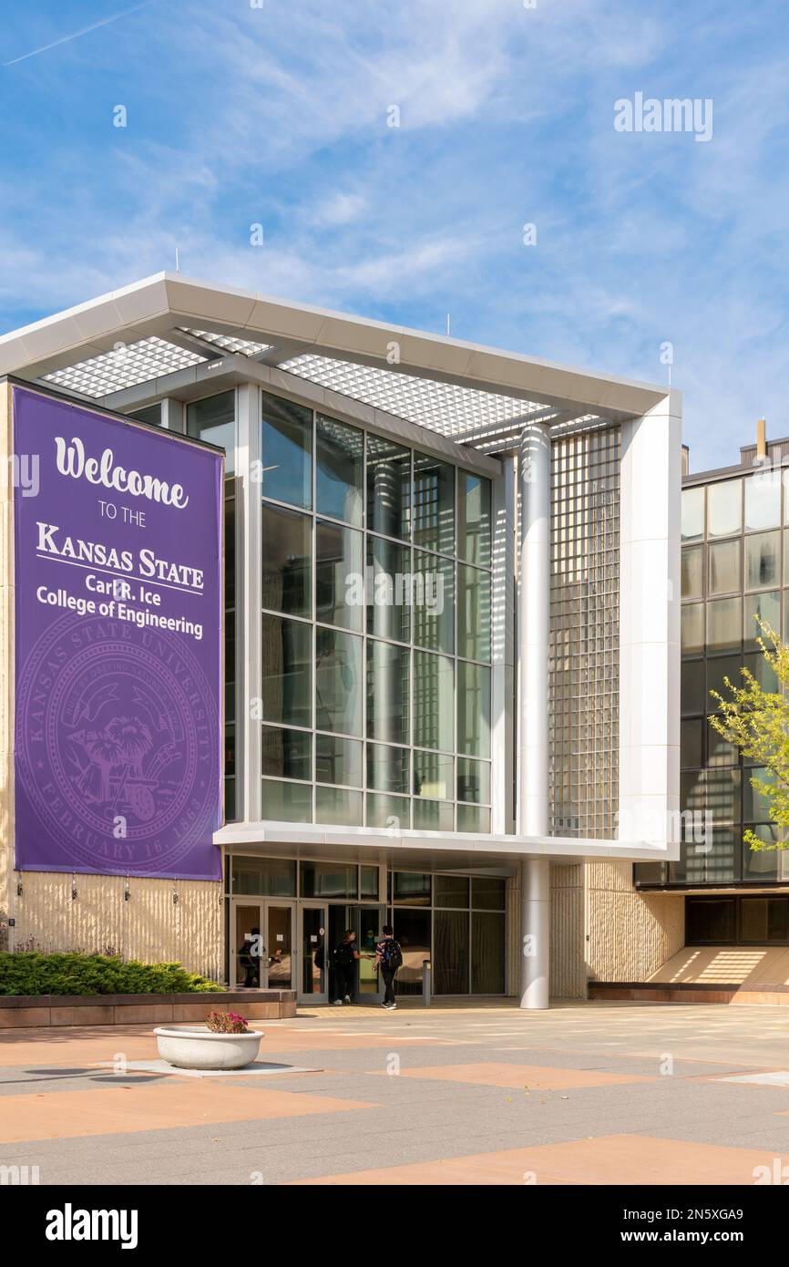 MANHATTEN, KS, USA - NOVEMBER 3, 2022: Carl R. Rice College of ...