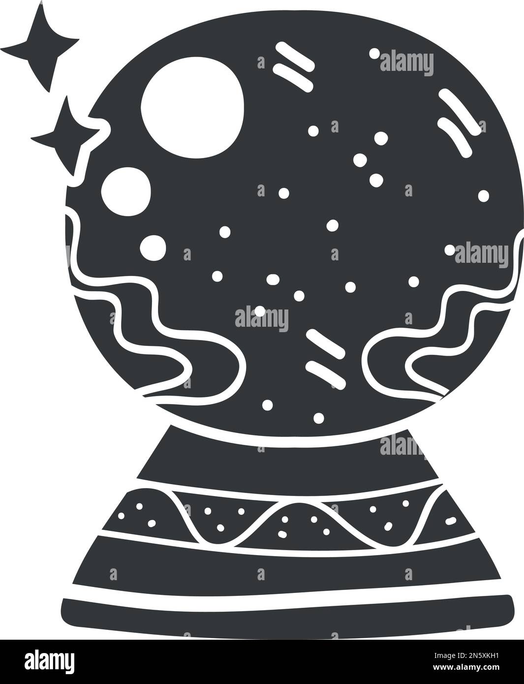 crystal ball esoteric colorless Stock Vector Image & Art - Alamy