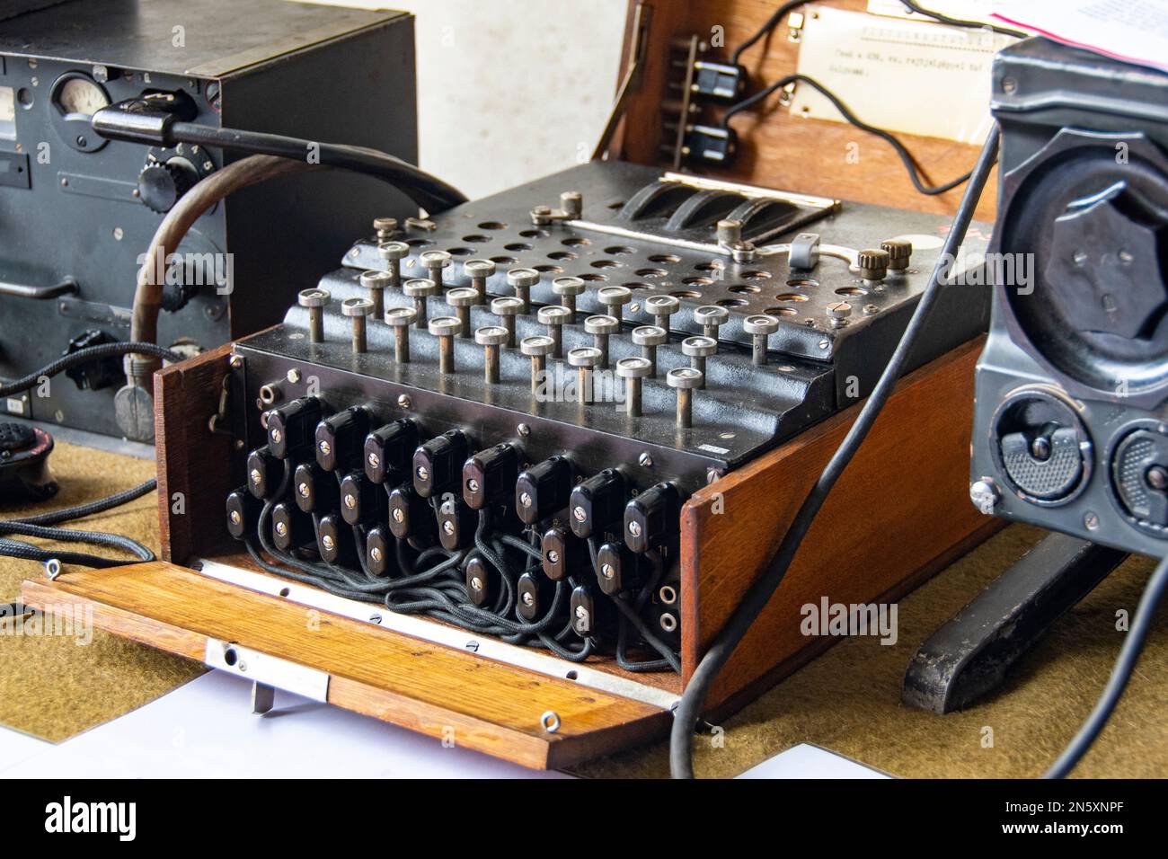 Enigma, The German Cipher Machine Created For Sending Messages During ...