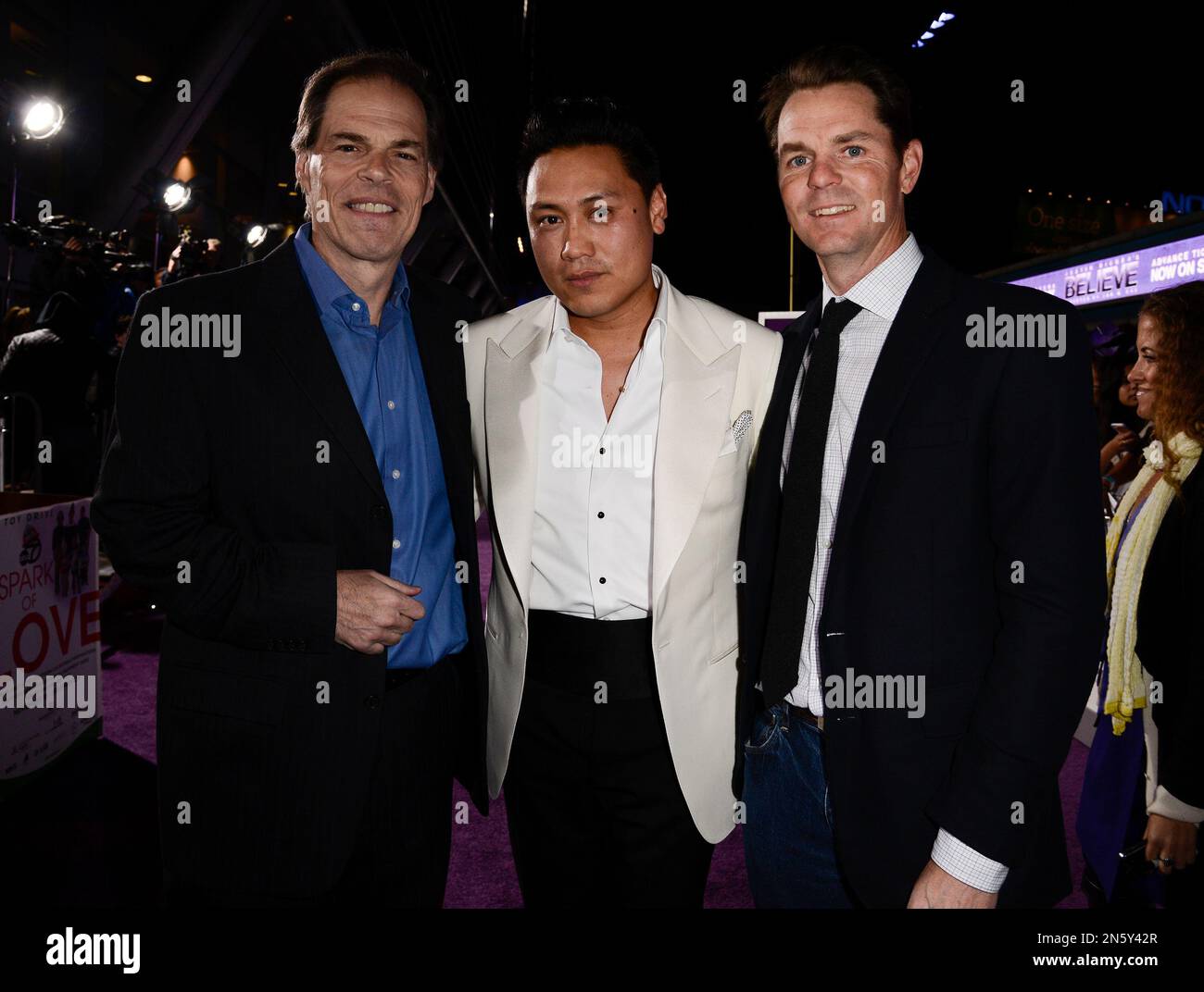 From left to right, Open Road Film CEO Tom Ortenberg, director Jon M