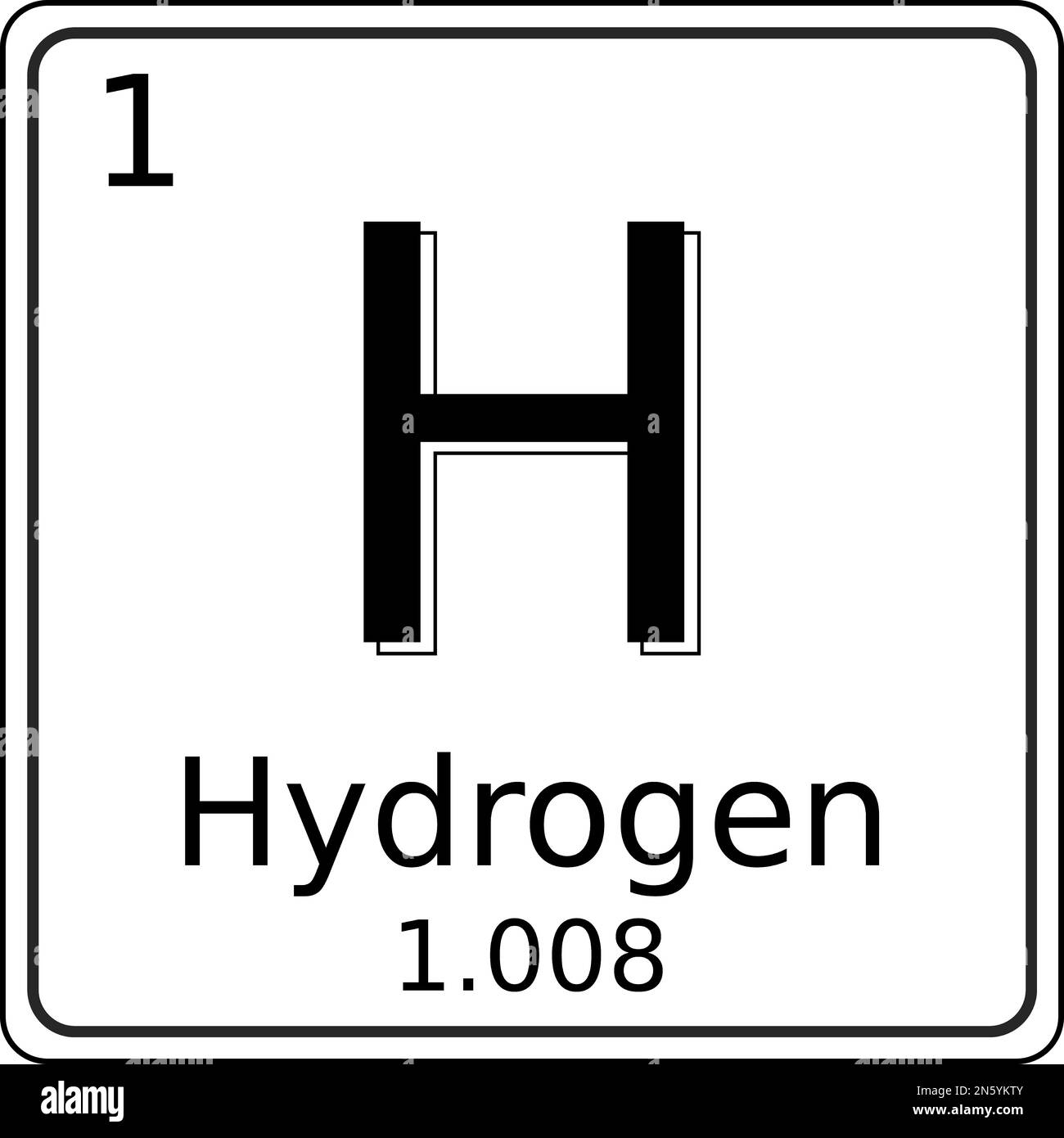 Hydrogen Periodic Table Square