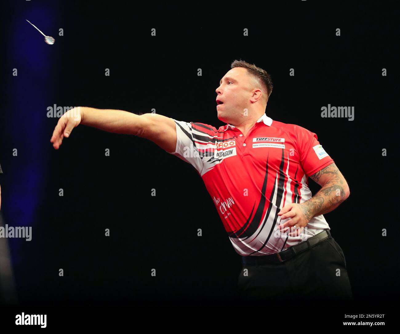 Cardiff International Arena, Cardiff, UK. 9th Feb, 2023. 2023 PDC Cazoo