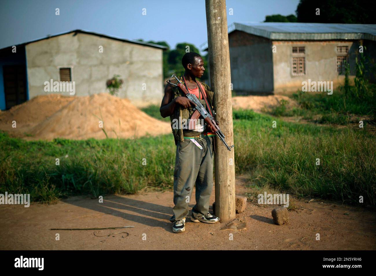 Central African Republic, Bangui Fighter's Market Stock Photo - Alamy