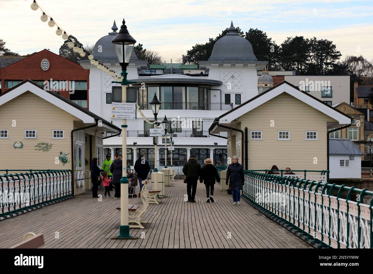 Penarth pier and pavilion, Vale of South Wales. Taken