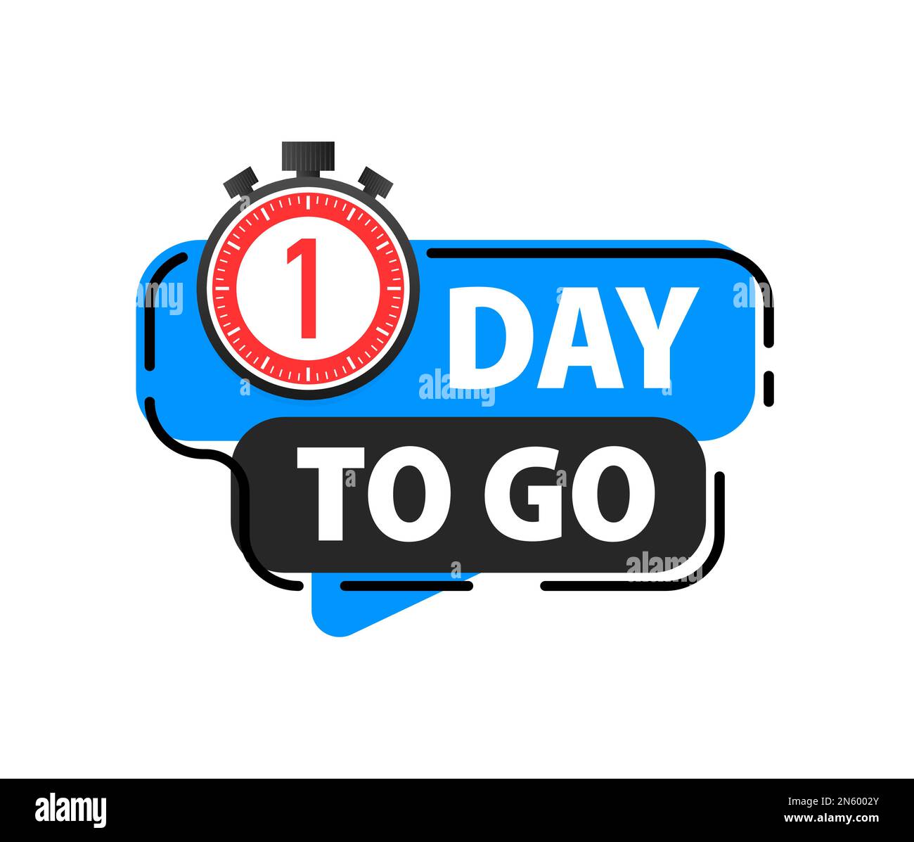 1 Day to go icon. Days Left Badges. Offer countdown date number. Timer