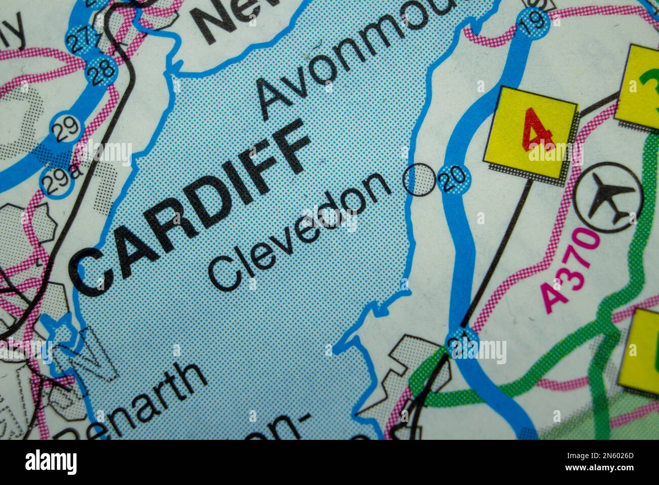 Map of clevedon hi-res stock photography and images - Alamy