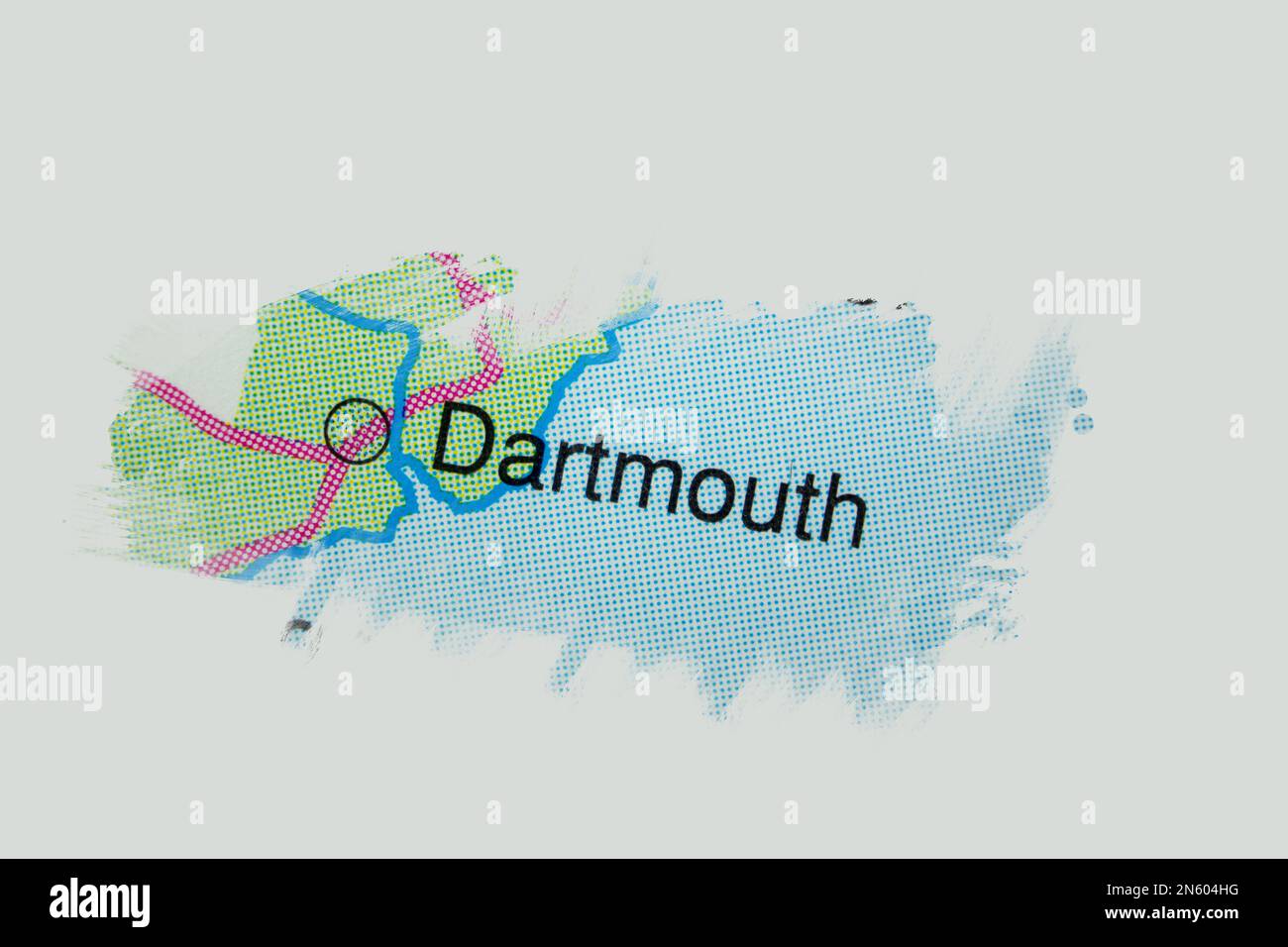 Map of dartmouth hires stock photography and images Alamy