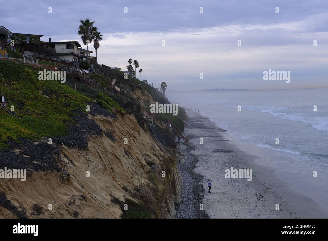 The bluffs at Encinitas California Stock Photo - Alamy