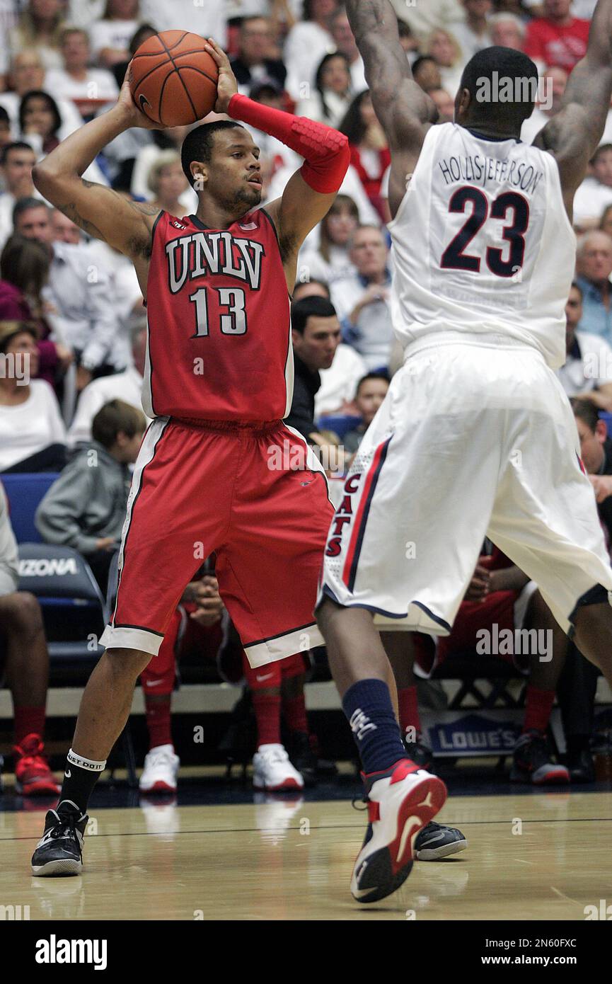 UNLV's Bryce DejeanJones (13) looks to pass the ball against the