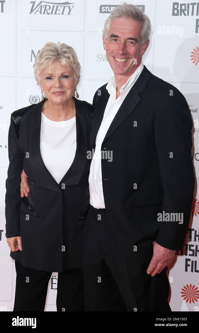 British actress Julie Walters and husband Grant Roffey arrive on the ...