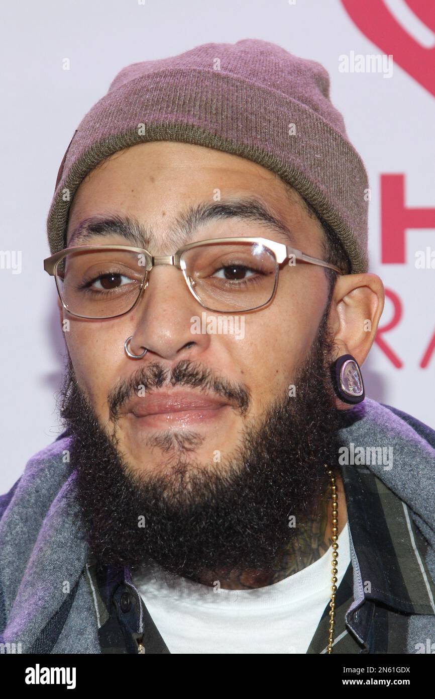 Travie McCoy arrives at KIIS 102.7 Jingle Ball held at Staples Center