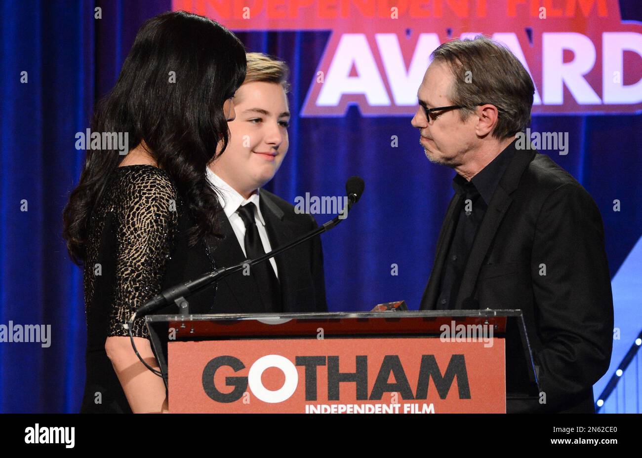 Actor James Gandolfini's widow Deborah Lin and son Michael Gandolfini