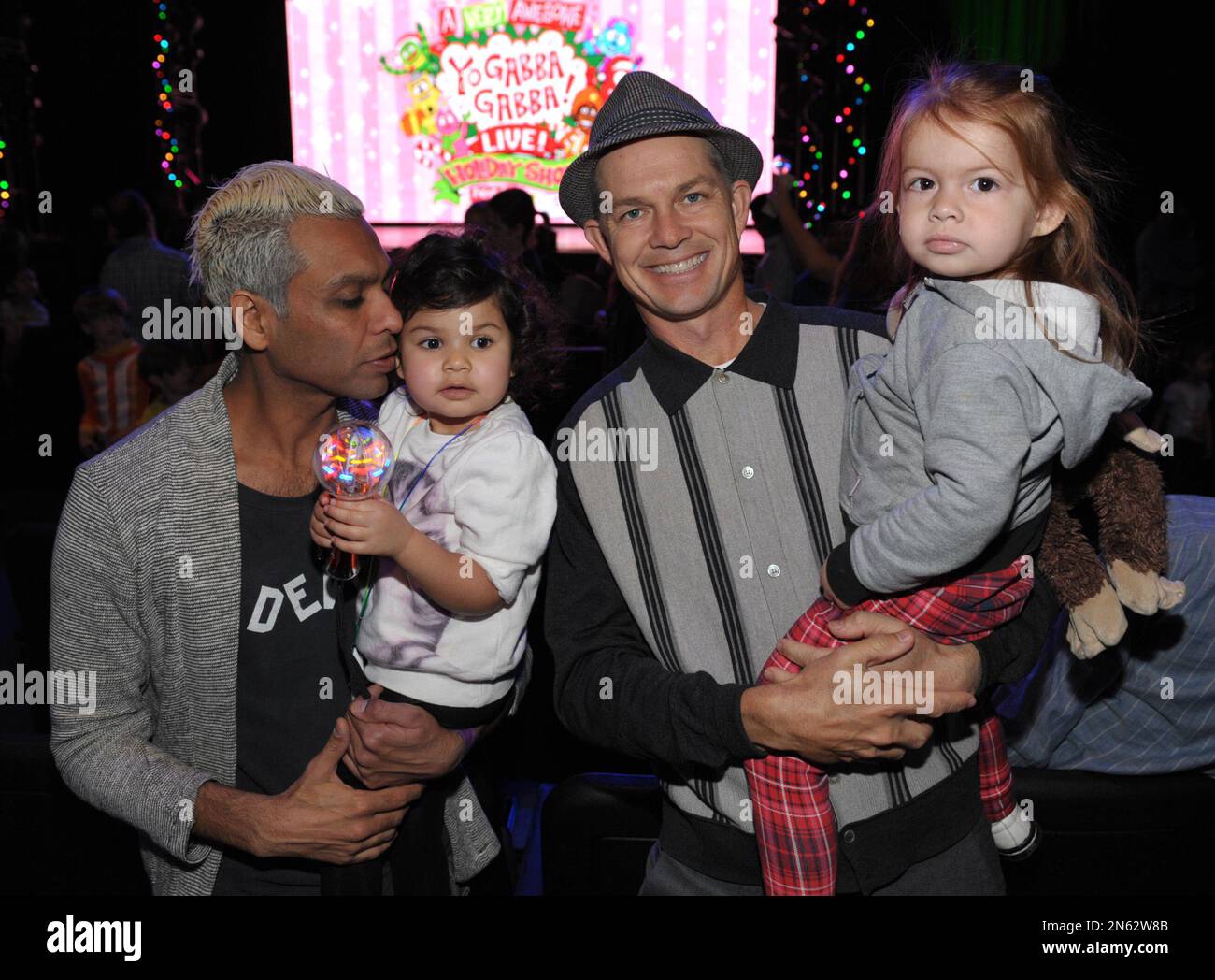 From left, Tony Kanal, Coco Reese Lakshmi Kanal, Adrian Young, and