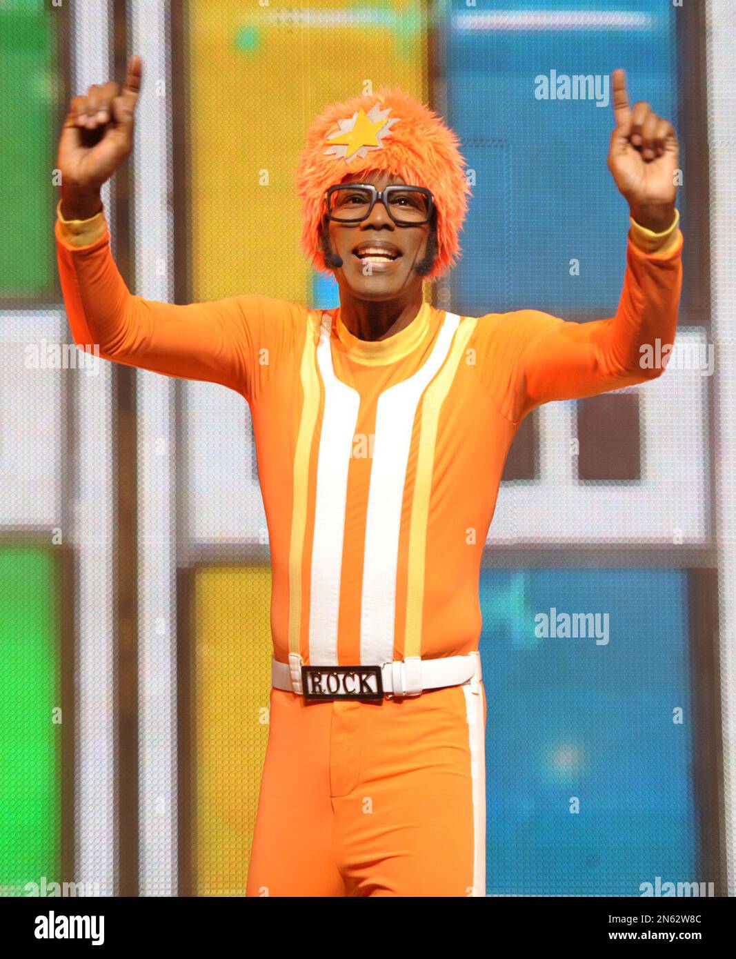 DJ Lance Rock is seen at A Very Awesome Yo Gabba Gabba! Live! Holiday Show,  on Saturday, Nov. 30, 2013 at Nokia Theater, L.A. Live in Los Angeles.  (Photo by John Shearer/Invision