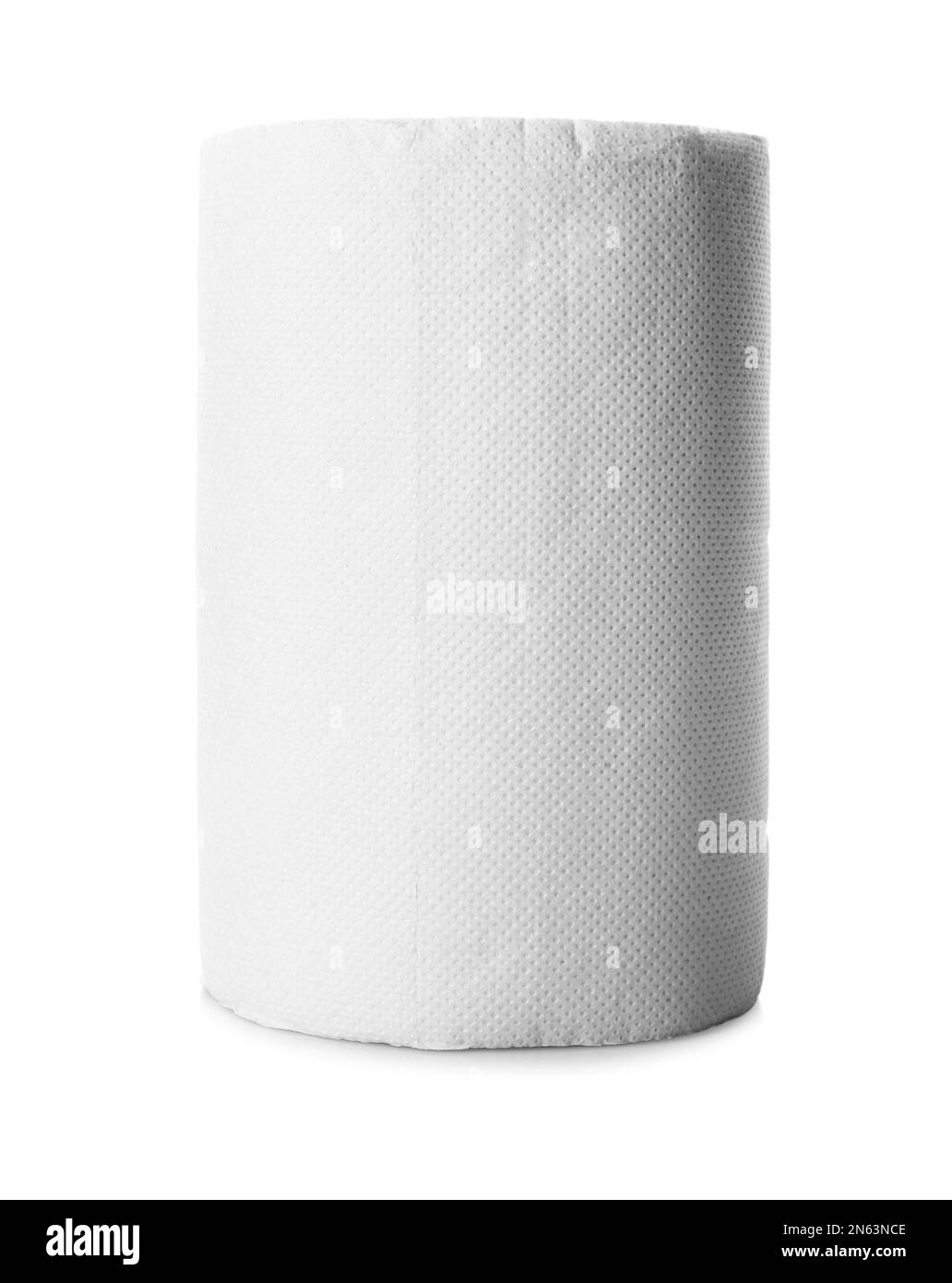 Roll of paper tissues isolated on white Stock Photo Alamy