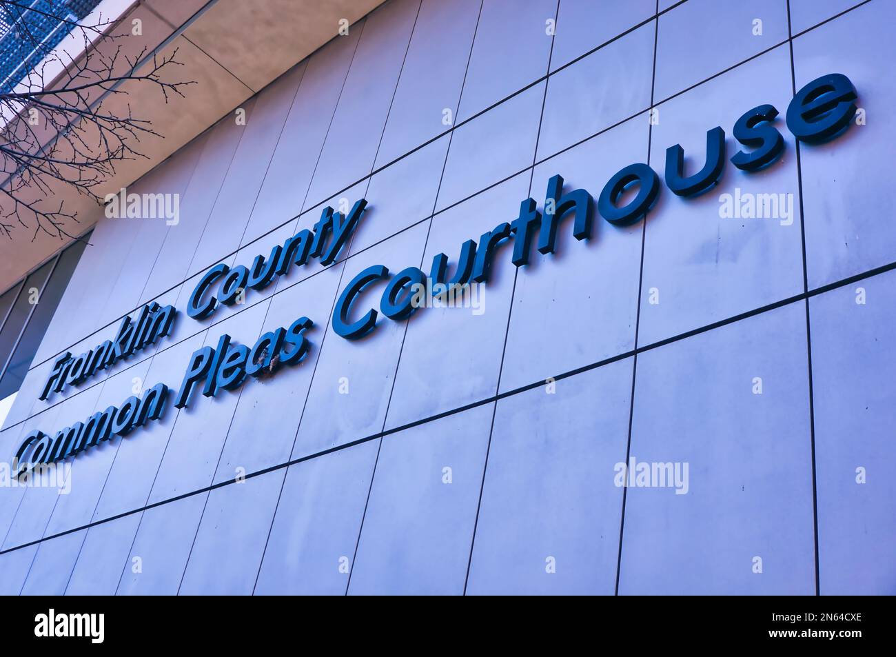 The Franklin County Court of Common Pleas - General Division Stock Photo