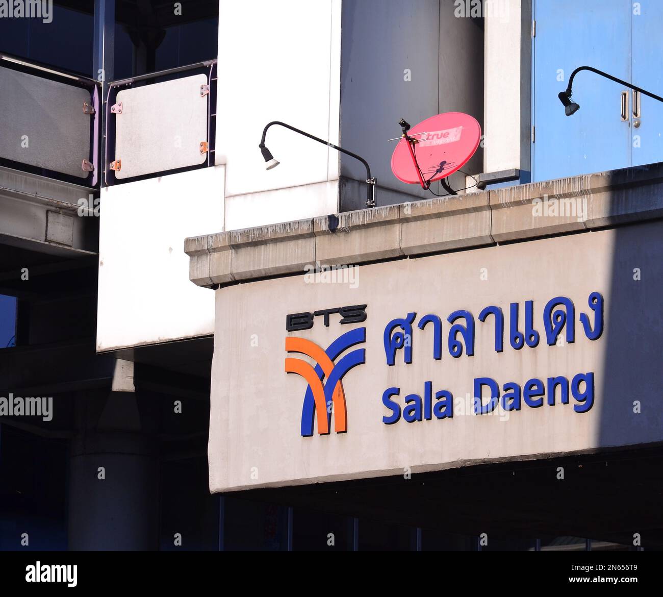 Exterior Sign Or Notice Saying Sala Daeng At Sala Daeng Skytrain Or Exterior Sign Or Notice Saying Sala Daeng At Sala Daeng Skytrain Or